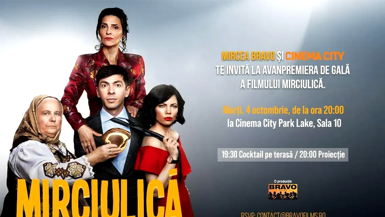 „Mirciulică”, comedia lui Mircea Bravo, în cinematografe din 7 octombrie