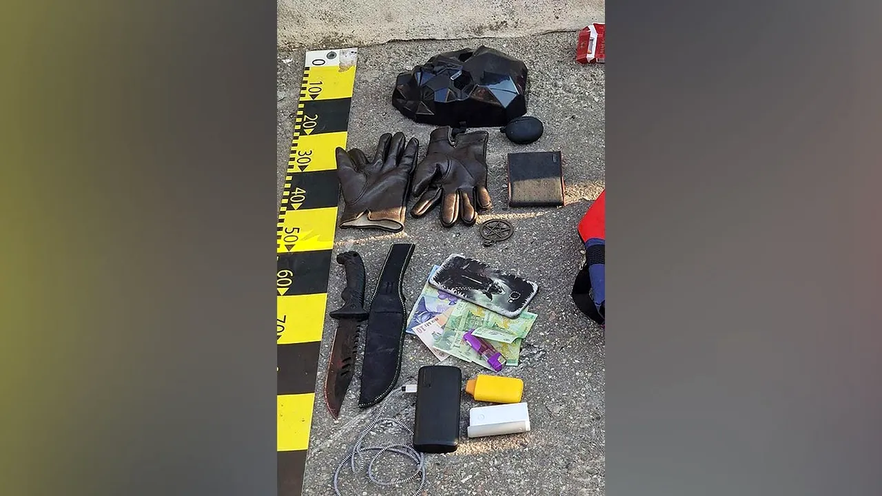 FOTO | Ce au găsit anchetatorii în rucsacul atacatorului din Grădina Botanică din Craiova