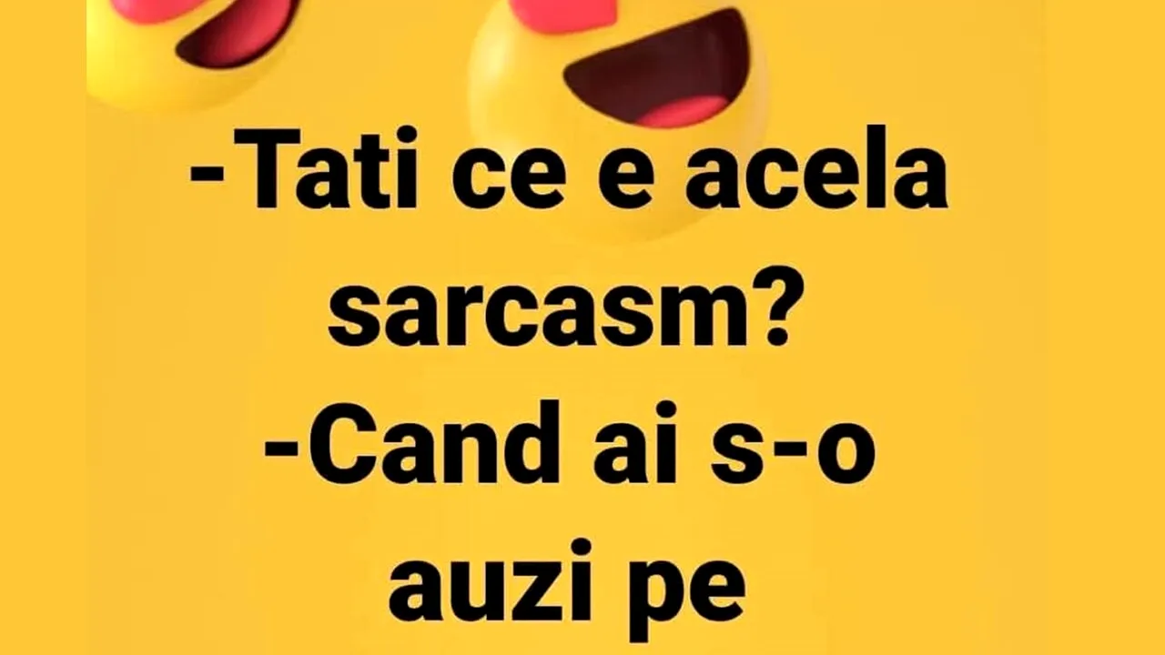 BANCUL ZILEI | Definiția sarcasmului