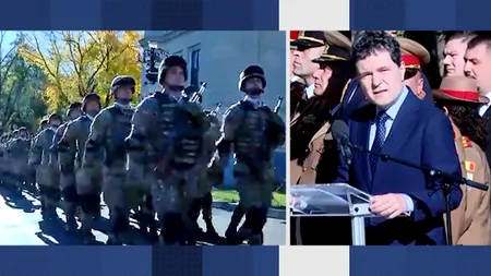 Nicușor Dan, întâmpinat din nou cu huiduieli la Iași. De data aceasta, de Ziua Armatei: „Hoții, hoții!”. Șeful Statului Major, huiduit și el