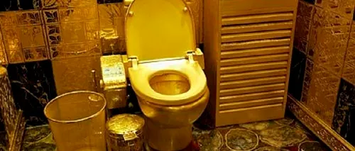Vedeta care și-a cumpărat toalete de aur de 580.000 de euro