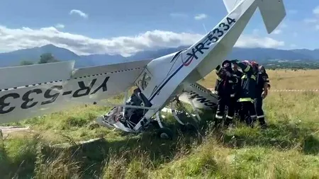 Pilotul care s-a înfipt în pământ la Râșnov era un profesionist. A încercat să facă o demonstrație pentru prietenul lui. Cât a durat zborul