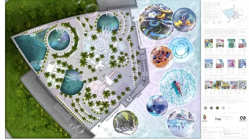 FOTO | Cum ar putea să arate singurul Aquapark din Cluj-Napoca, în valoare de peste 40 de milioane de euro. Anunțul făcut de Emil Boc