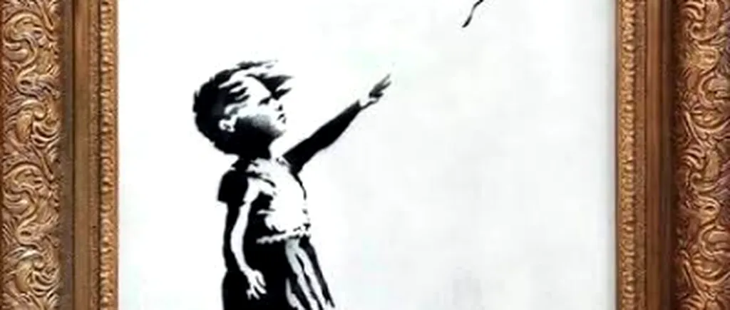 Banksy lovește din nou. Un tablou al artistului S-A AUTODISTRUS după ce a fost cumpărat cu UN MILION DE LIRE