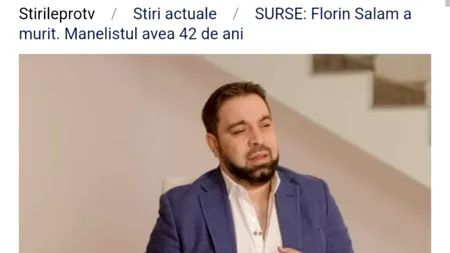 Breaking news-ul care a „răvășit” România! Ce lovitură au suferit Știrile PRO TV după ce au anunțat moartea lui Florin Salam