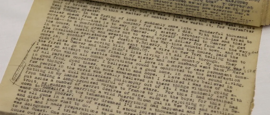 O scrisoare a poetului american Neal Cassady, estimată la 500.000 de dolari, scoasă la licitație
