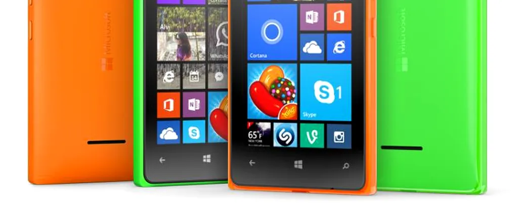 Microsoft a lansat două noi smartphone-uri, cele mai ieftine din oferta companiei