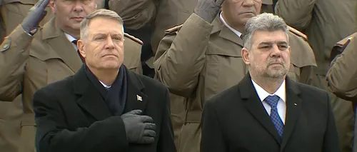 Sărbătoarea Unirii Principatelor. Președintele Iohannis și premierul Ciolacu, împreună la evenimentele din București