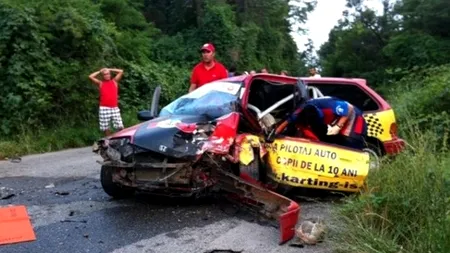 O femeie-pilot a murit într-un accident. Raliul Cupa VTM Hunedoara-Hășdat, suspendat 