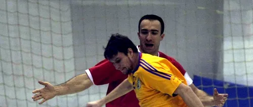 Echipa de futsal a României s-a calificat la turneul final al Campionatului European din 2014
