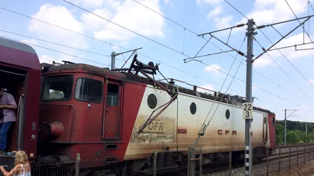 Un nou tren blocat în câmp. Garnitura circula pe ruta București-Constanța 