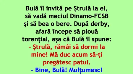 BANC | Bulă, Ștrulă și derby-ul Dinamo-FCSB