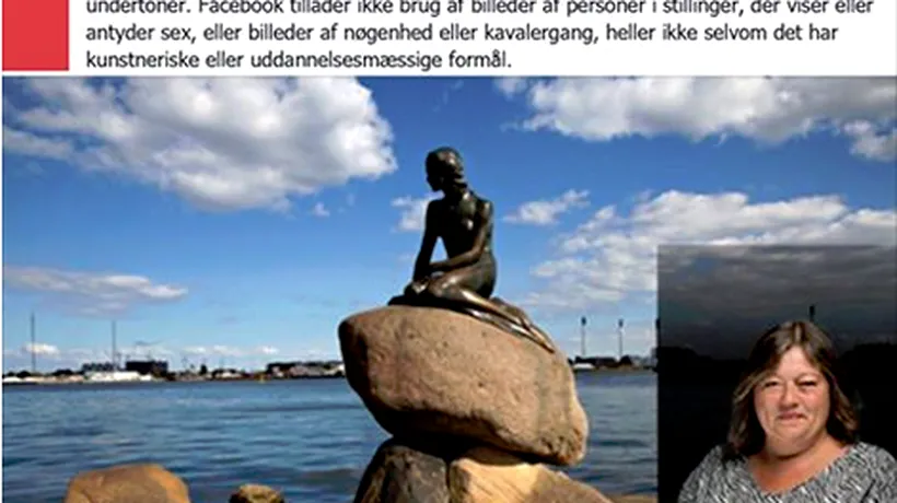 Motivul pentru care Facebook cenzurează fotografiile cu Mica Sirenă din Copenhaga
