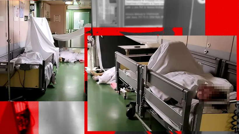 SITUAȚIE IREALĂ într-un spital renumit din Viena! Pacienții zac pe podea, acoperiți cu cearceafuri: „Ca să nu cadă din pat”
