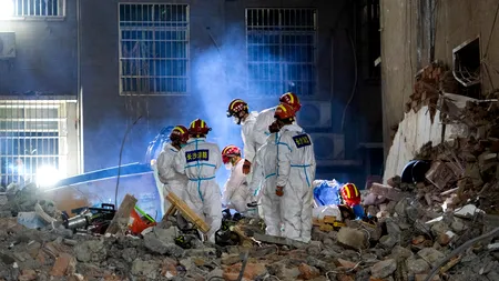 FOTO | 53 de morţi după prăbuşirea unui imobil din China