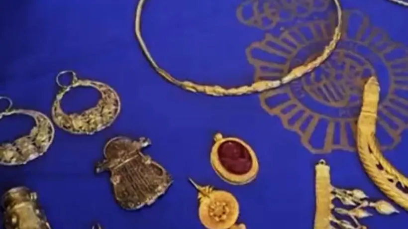 Polițiștii spanioli au RECUPERAT bijuterii antice în valoare de 60 milioane de euro furate din Ucraina. Cum au operat hoții