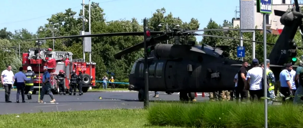 Specialiștii au aflat cauza aterizării forțate a elicopterului american în București