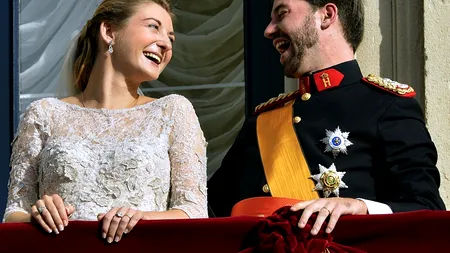 NUNTĂ REGALĂ în Luxemburg: Ducele moștenitor s-a căsătorit religios. GALERIE FOTO