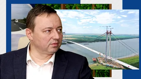 Podul de la Brăila, recepționat în iunie, după asfaltarea sensului Brăila – Tulcea. Cristian Pistol: 