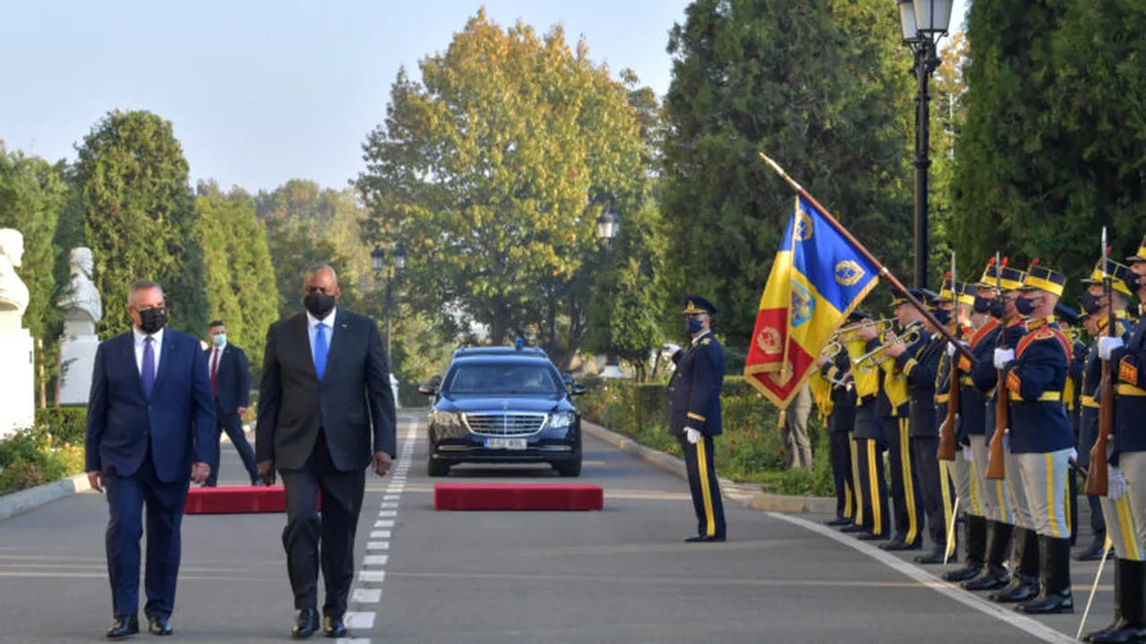 Discuție la nivel înalt. Ministrul Apărării a vorbit cu omologul său american despre securitatea din regiunea Mării Negre și despre suplimentarea trupelor SUA