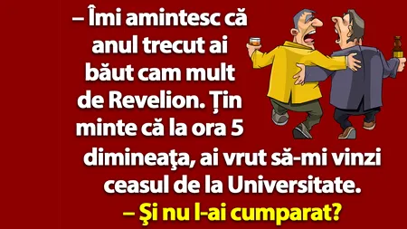 Bancul de sâmbătă | 