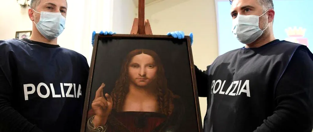 Poliția a recuperat dintr-un apartament din Napoli o copie după „Salvator Mundi”, cel mai scump tablou din lume