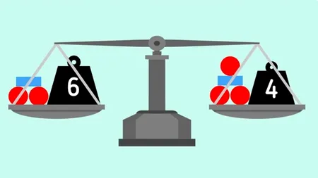 TEST IQ | Câte kilograme are o bilă roșie?