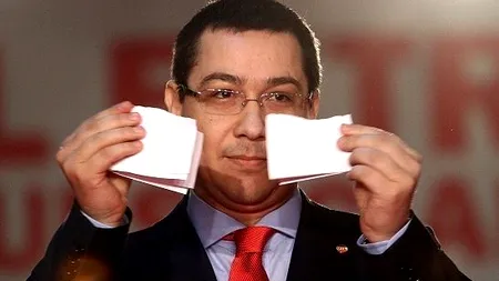 Ce va anunța joi premierul Victor Ponta într-o 