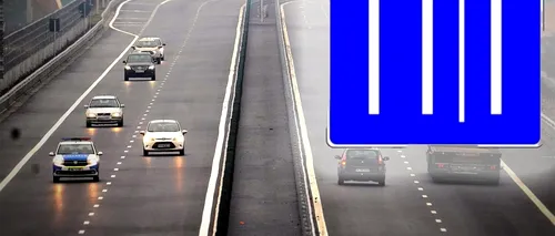 Ce înseamnă indicatorul rutier din imagine, cu trei săgeți albe. Unde poate fi întâlnit și ce trebuie să facă șoferii