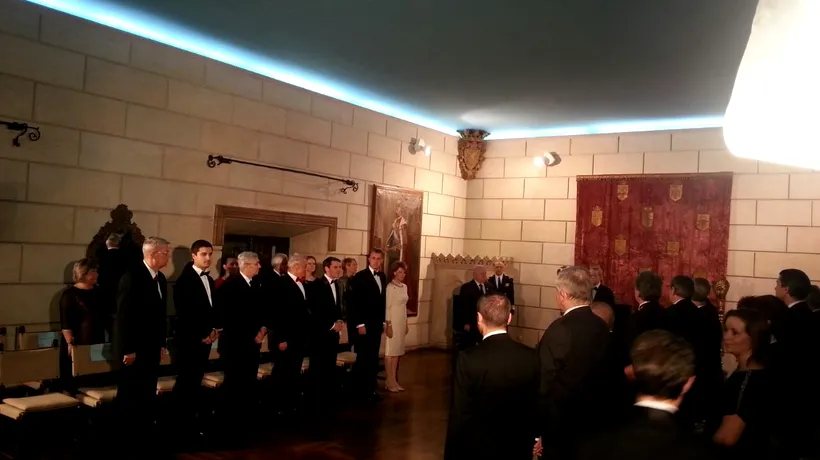Nouă foști șefi de stat la dineul organizat în această seară de Regele Mihai I la Palatul Elisabeta. Meniul pe care l-a pregătit Casa Regală