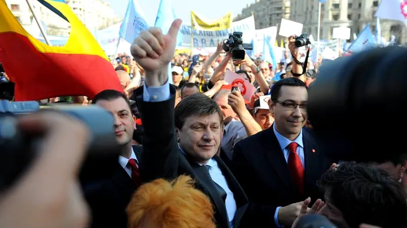 Președintele interimar Crin Antonescu la Timișoara: Băsescu ne amenință cu Europa, cu UE, cu Germania, cu America. Eu vreau să spun: români, Europa suntem noi