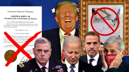 Donald Trump a anulat toate actele semnate de Joe Biden cu Autopen. Mii de grațieri sunt în pericol: de la familia Biden, Armată, până la Fauci