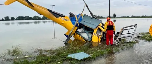 Elicopter aflat în timpul operațiunilor de salvare, PRĂBUȘIT în Italia! Patru persoane au ajuns la spital