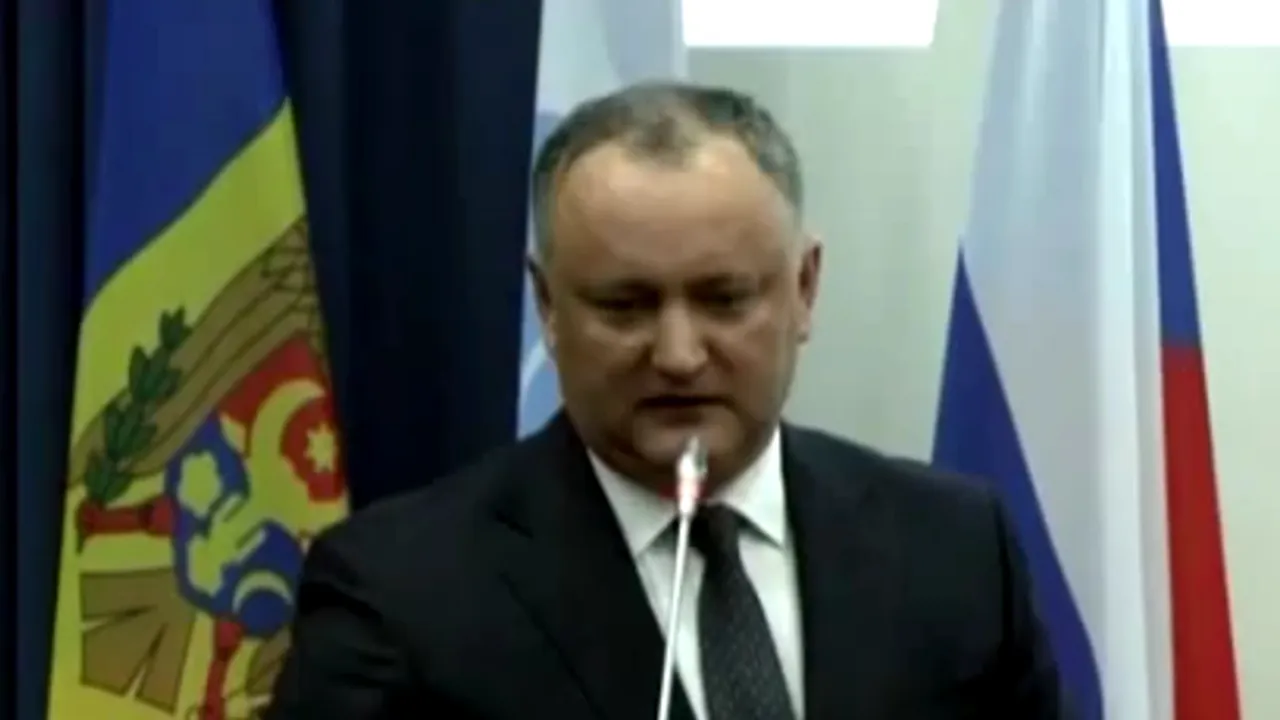 Igor Dodon vrea să ''rescrie'' istoria Republicii Moldova: ''Copiii înțeleg că limba și istoria sunt ale României. Trebuie să evităm asta''