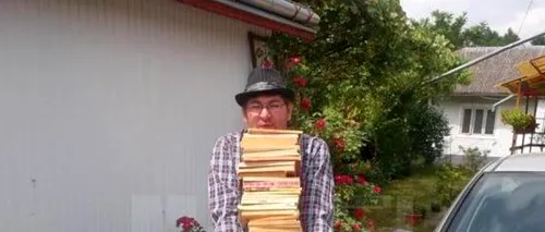 Omul care strânge cartea. Cum încearcă un suceavean să convingă primăria să ofere un spațiu pentru o bibliotecă 


