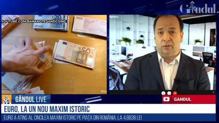 GÂNDUL LIVE. Adrian Negrescu, consultant financiar: „Era de așteptat ca moneda națională să se deprecieze” / Creșterea de prețuri din România va fi oarecum temperată - VIDEO