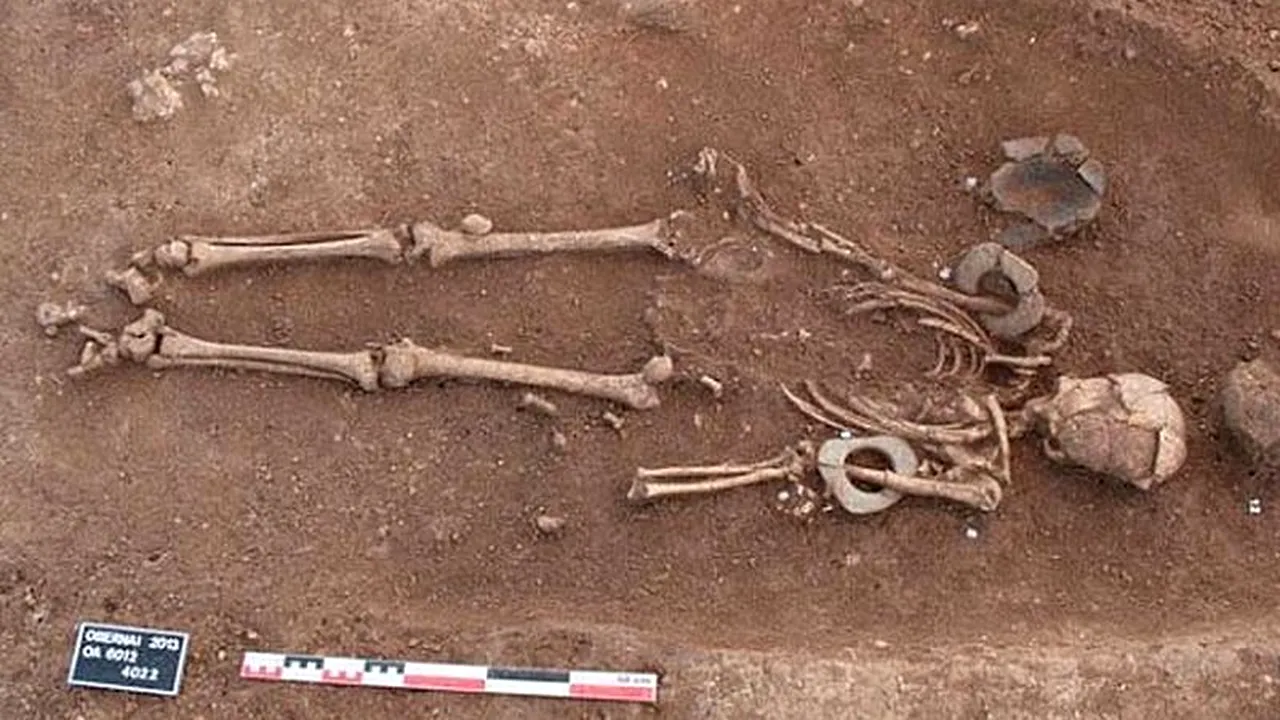 Craniul deformat al unui aristocrat care a trăit acum 1.650 de ani a fost descoperit în Franța