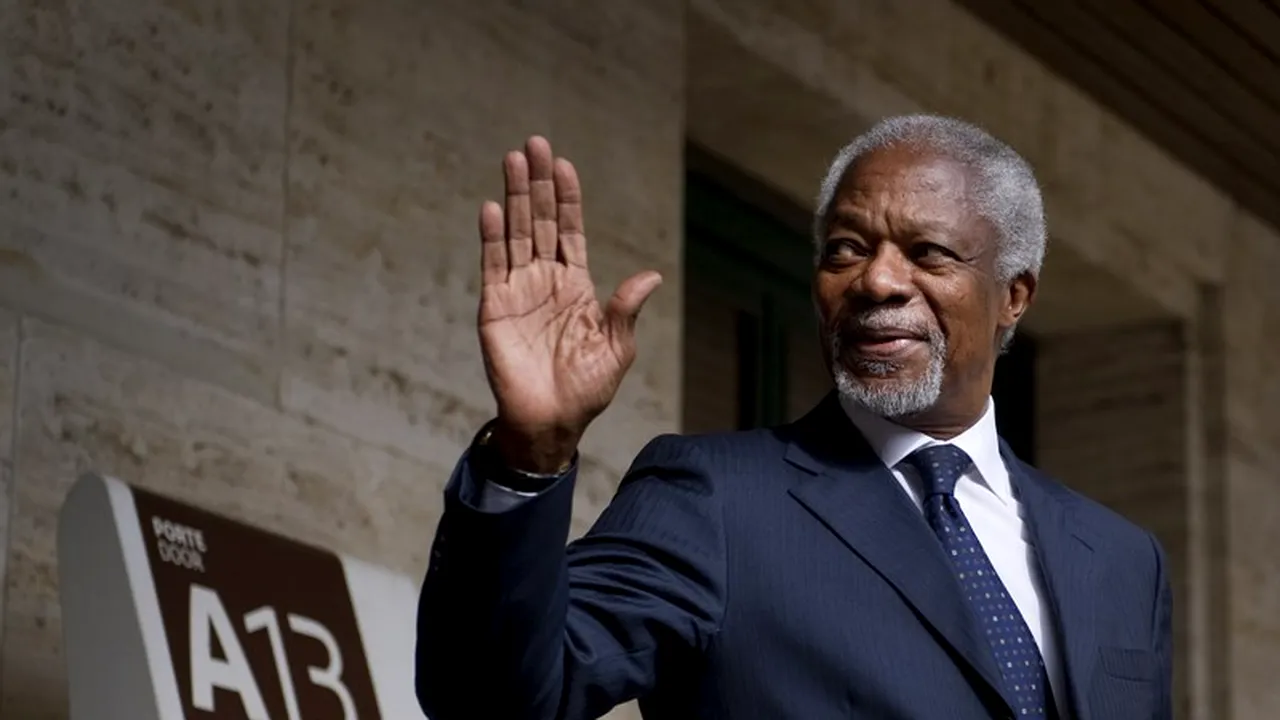 Kofi Annan A MURIT la vârsta de 80 de ani
