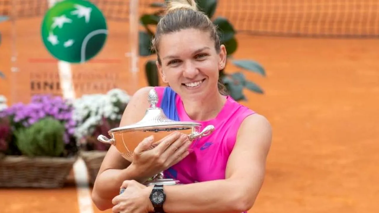 Simona Halep, prima declarație după câștigarea turneului de la Roma: ''După două finale disputate reuşesc să cuceresc trofeul''