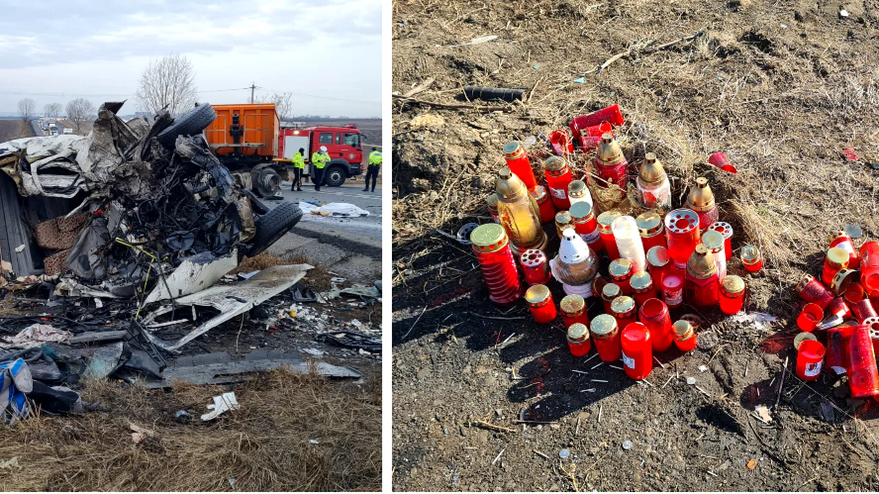 FOTO| Ce a rămas la locul morții de la Bălțați. Imaginea dezastrului și mesajul care parcă prevestește o tragedie