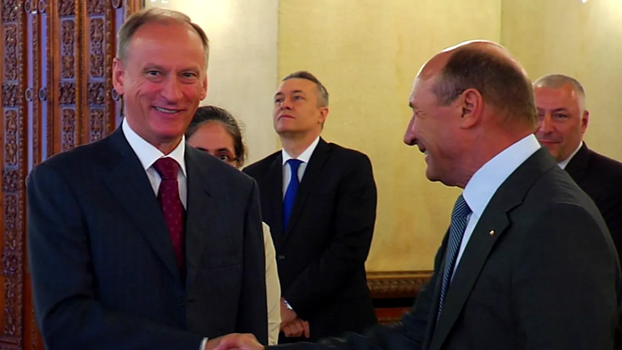 Șeful Consiliului de Securitate rus s-a întâlnit cu Băsescu și Corlățean