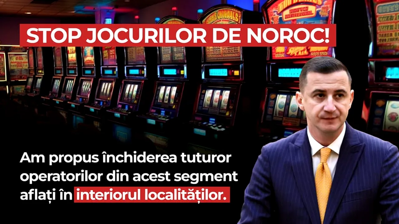 Alfred Simonis, proiect de lege RADICAL împotriva jocurilor de noroc: „Am propus închiderea tuturor operatorilor aflați în interiorul localităților