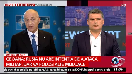 Mircea Geoană, secretarul adjunct al NATO: „O Ucraina care stă în picioare și se apropie de Europa este o garanție pentru securitatea noastră”