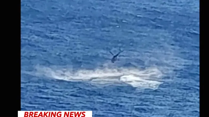 Elicopter prăbușit în mare, în Grecia. La bordul aeronavei se afla și un pilot român