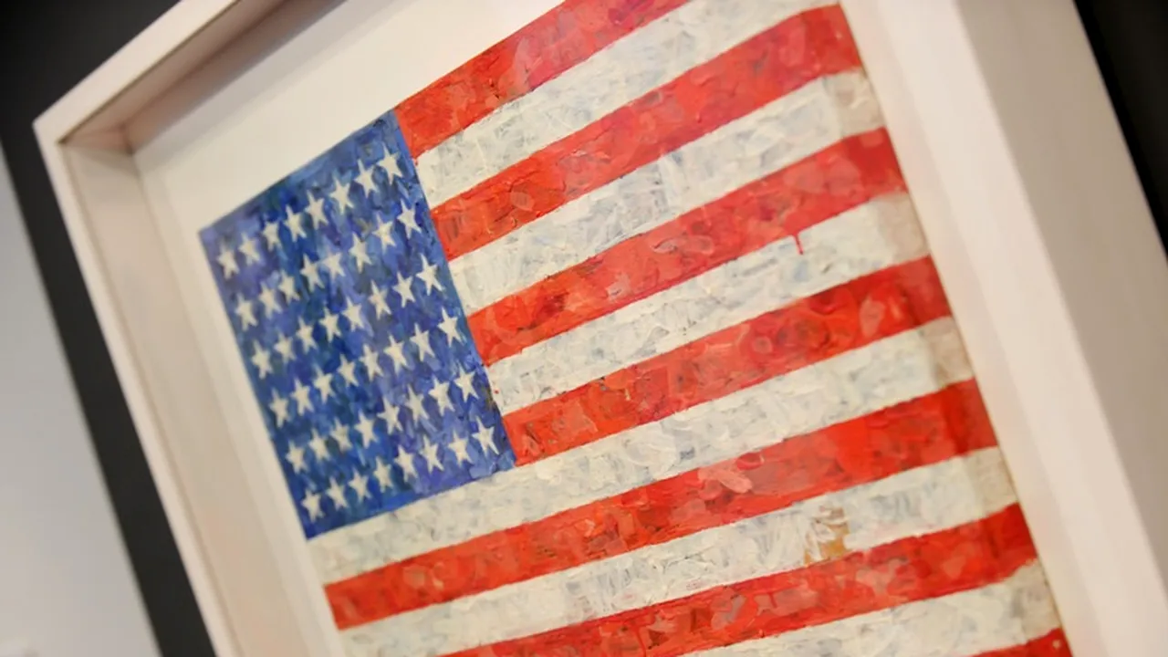 Un tablou al pictorului Jasper Johns, vândut la licitație cu 36 de milioane de dolari