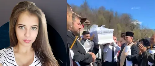 Imaginile DURERII la înmormântarea studentei ucise la Timișoara. Îi lași pe mama și pe tatăl tău singuri?