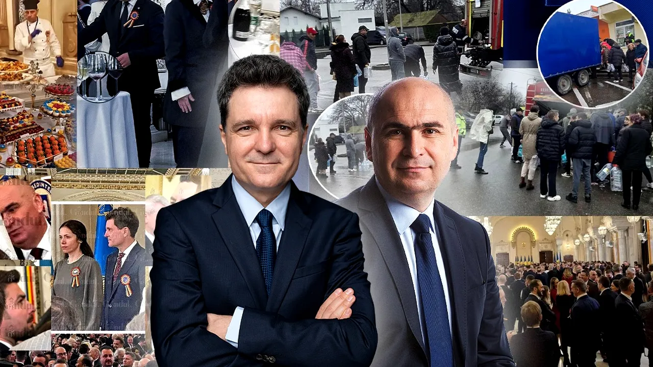 Preocupările președintelui și premierului în Criza Apei: sindrofii de 1 decembrie, campanie electorală și vizite externe. Nici Bolojan și nici Nicușor Dan nu s-au deplasat la locul dezastrului de la Paltinu. 100.000 de oameni cară apă cu bidoane și fac baie „la lighean”