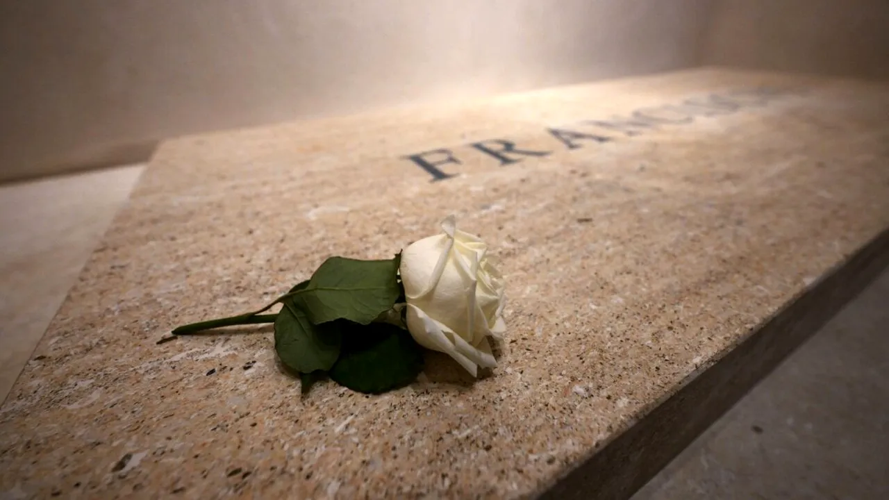 Cum arată mormântul Papei Francisc. Acesta poate fi vizitat începând de duminică