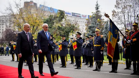 Alexandru Munteanu, premierul Republicii Moldova, la Palatul Victoria: „Altădată se puneau garduri de fier între noi, azi ne construim punți trainice”