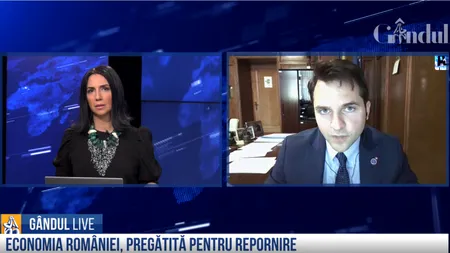 GÂNDUL LIVE. Sebastian Burduja, despre resuscitarea economiei: Avem două direcții strategice- inovarea și reforma | Ce se va întâmpla cu sectorul hotelier